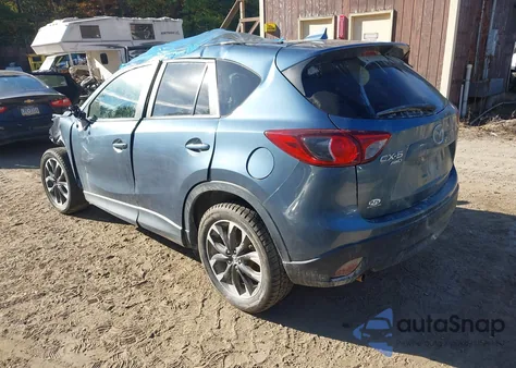 2016 Mazda Cx-5 Grand Touring из США, поврежденный, VIN JM3KE4DY8G0901524